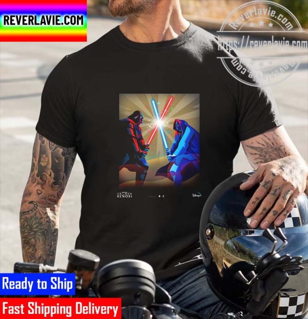 Disney+ Star Wars Obi Wan Kenobi Vs Darth Vader New Fan Art Unisex T-Shirt