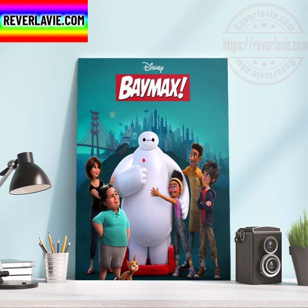 Disney+ Walt Disney Animation Studios Baymax Home Decor Poster Canvas