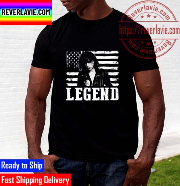 Distressed American Flag Patti Smith Music Legend Unisex T-Shirt