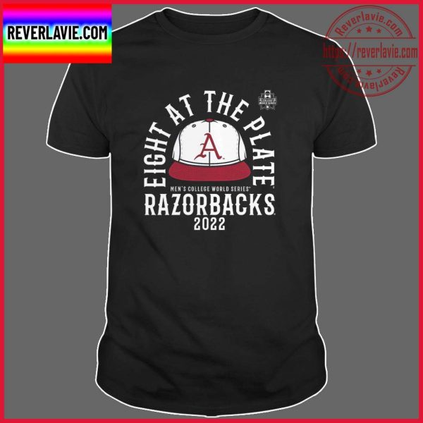 Eight At The Plate Mens College World Series Arkansas Razorbacks 2022 Unisex T-Shirt