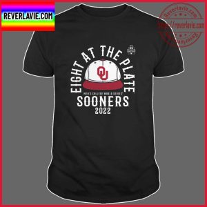 Eight At The Plate Mens College World Series Oklahoma Sooners 2022 Unisex T-Shirt
