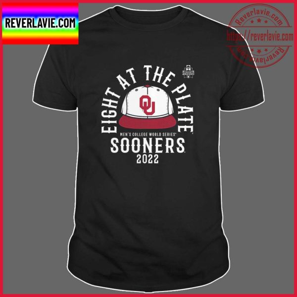 Eight At The Plate Mens College World Series Oklahoma Sooners 2022 Unisex T-Shirt