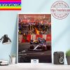F1 Azerbaijan Gp Verstappen Winner In Baku 2022 Home Decor Poster Canvas