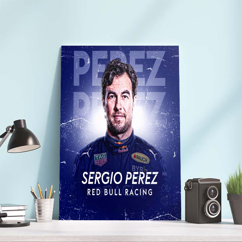 F1 Red Bull Racing Sergio Perez Title Race Ahead of the Azerbaijan GP Home Decor Poster Canvas F1 Red Bull Racing Sergio Perez Title Race Ahead of the Azerbaijan GP Home Decor Poster Canvas