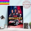 FIAWEC LeMans 24 Porsche Motorsport LMGTE Pro Winners Gianmaria Bruni Richard Lietz Fred Mako Home Decor Poster Canvas