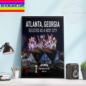 FIFA World Cup Atlanta Georgia Selected As A Host City WC 2026 Home Decor Poster Canvas