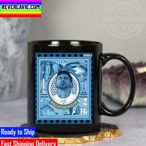 FIFA World Cup Lionel Messi The GOAT HPBD 35 Argentina Football Style Coffee Mug