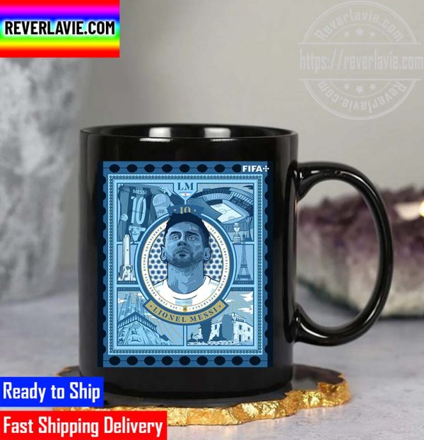 FIFA World Cup Lionel Messi The GOAT HPBD 35 Argentina Football Style Coffee Mug