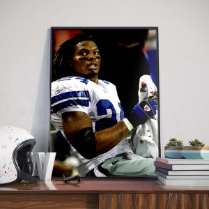 Former Bears RB Rest In Peace Marion Barber III 38 Years Old 1983 2022 Home Decor Poster Canvas