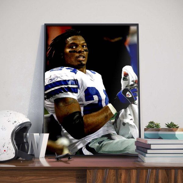 Former Bears RB Rest In Peace Marion Barber III 38 Years Old 1983 2022 Home Decor Poster Canvas
