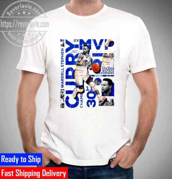 Golden State Warriors Wardell Stephen Curry 2x MVP Unisex T-Shirt