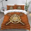 Harry Potter Ron And Hermione With Symbol Of The Deathly Hallows Comforter Bedding Set