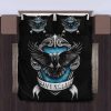 Harry Potter Slytherin House Logo In Black Background Bedding Set Twin