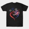 Independence Day 4th of July American Birman Cat USA Flag Unisex T-Shirt