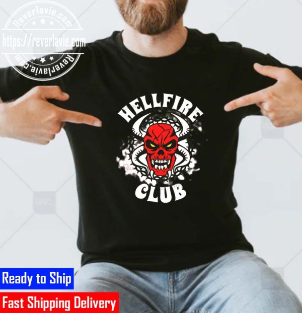 Hellfire Club Stranger Things 4 Red Skull Unisex T-Shirt