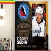Hockey Hall of Fame HHOF 2022 Announcing Class of 2022 Player Induction Henrik Sedin Home Decor Poster Canvas
