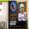 Hockey Hall of Fame HHOF 2022 Announcing Class of 2022 Player Induction Henrik Sedin Home Decor Poster Canvas