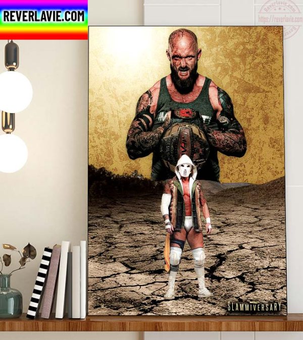 Impactwrestling Andstill Impact World Champion Josh Alexander Slammiversary 2022 Wall Decor Poster Canvas