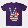 Independence Day 4th of July American Birman Cat USA Flag Unisex T-Shirt