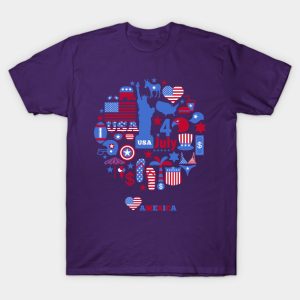 Independence Day 4th of July I love America Unisex T-Shirt