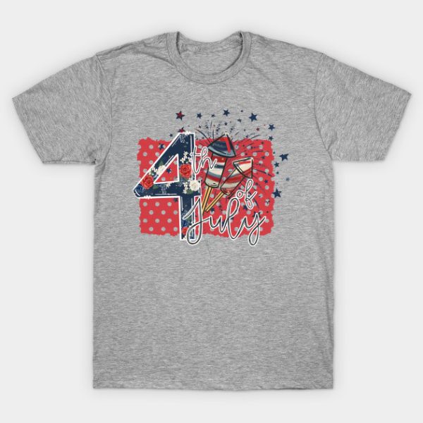 Independence Day 4th of July Patriotic Design Unisex T-Shirt