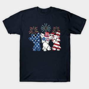 Independence Day Happy 4th of July Dogs Unisex T-Shirt