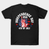 Jesus Sunglasses American Firework USA Flag Unisex T-Shirt