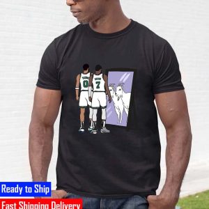 Jaylen Brown Vs Jayson Tatum Two GOAT Boston Celtics Unisex T-Shirt