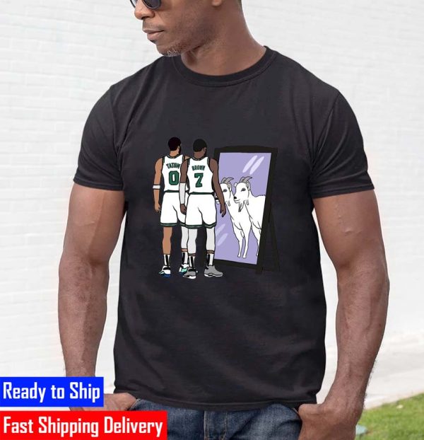 Jaylen Brown Vs Jayson Tatum Two GOAT Boston Celtics Unisex T-Shirt