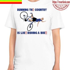 Joe Biden Falls Off Bike While Cycling In Delaware Meme Unisex T-Shirt