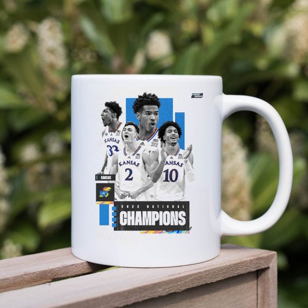 Kansas Jayhawks National Champions 2022 KU Final 4 Coffee Mug