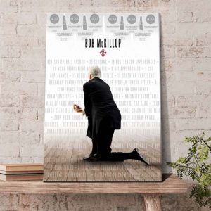 Legend Bob McKillop Davidson Basketball Retirement After 33 Years Poster Canvas