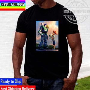 Lightyear Digital Art Andy Buzz Sox and Woody Unisex T-Shirt