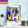 Los Angeles Rams Extended Cooper Kupp WR Run It Back Living Room Decor Poster Canvas