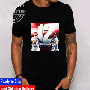 MLB Atlanta Braves 12 Straight Wins Unisex T-Shirt