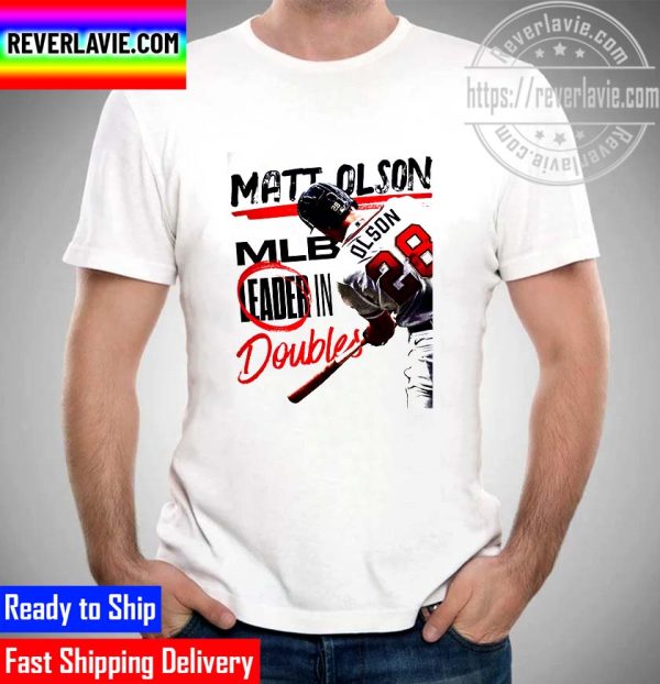 MLB Leader In Doubles Atlanta Braves Matt Olson 30+ Doubles Before The All-Star Break Unisex T-Shirt