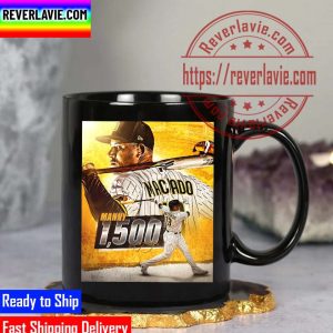 MLB San Diego Padres Congratulations To Manny Machado On Reaching 1500 Career Hits Classic Coffee Mug