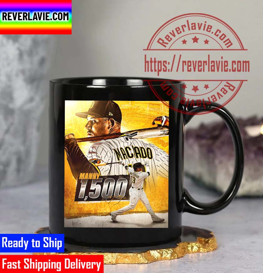 MLB San Diego Padres Congratulations To Manny Machado On Reaching 1500 Career Hits Classic Coffee Mug MLB San Diego Padres Congratulations To Manny Machado On Reaching 1500 Career Hits Classic Coffee Mug
