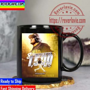 MLB San Diego Padres Manny Machado 1500 Hits in 1357 Games Classic Coffee Mug