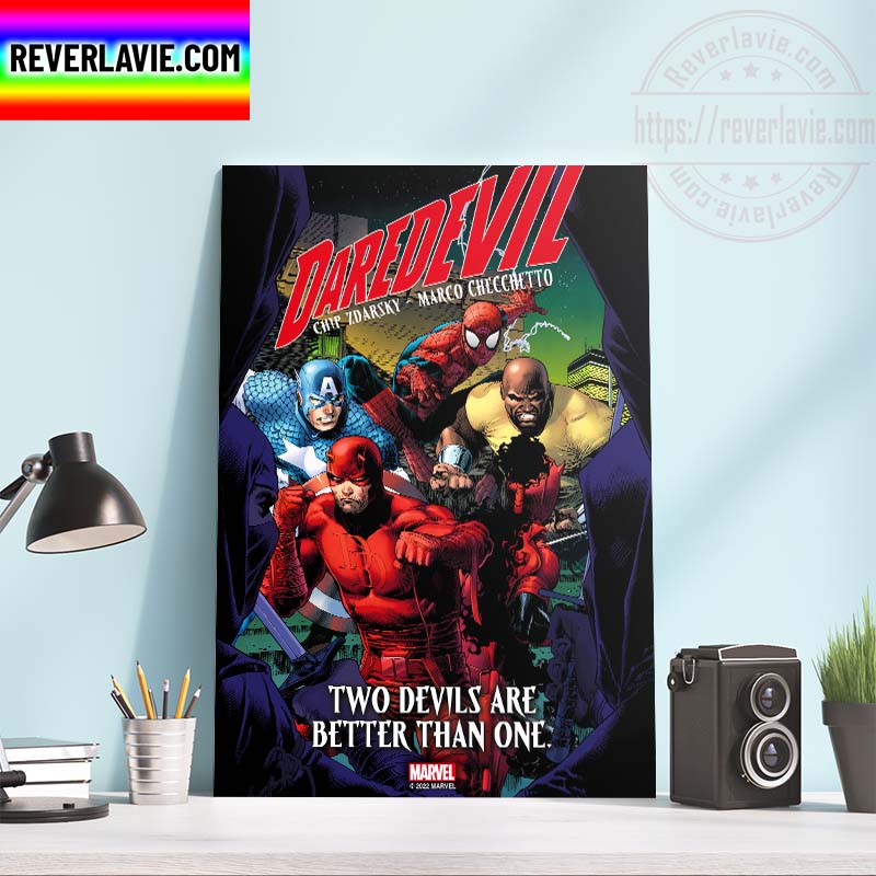 Marvel Daredevil Chip Zdarsky Marco Checchetto Two Devils Are Better Than One Home Decor Poster Canvas Marvel Daredevil Chip Zdarsky Marco Checchetto Two Devils Are Better Than One Home Decor Poster Canvas