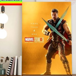 Marvel Stud10s The First Ten Years Thor More Than A God Home Decor Poster Canvas