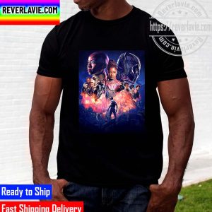 Marvel Studios Black Panther II Wakanda Forever Vintage T-Shirt