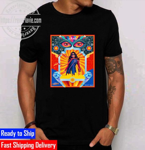 Marvel Studios Kamala Khan Is Ms Marvel Original Official Fan Art Unisex T-Shirt