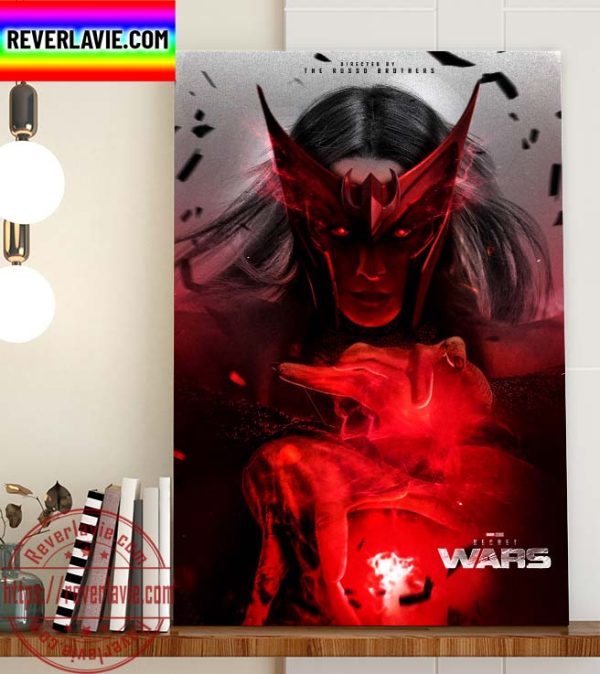 Marvel Studios Secret Wars Scarlet Witch Wanda Maximoff Directed By The Russo Brothers New Poster Official Poster Canvas Home Decor Poster Canvas