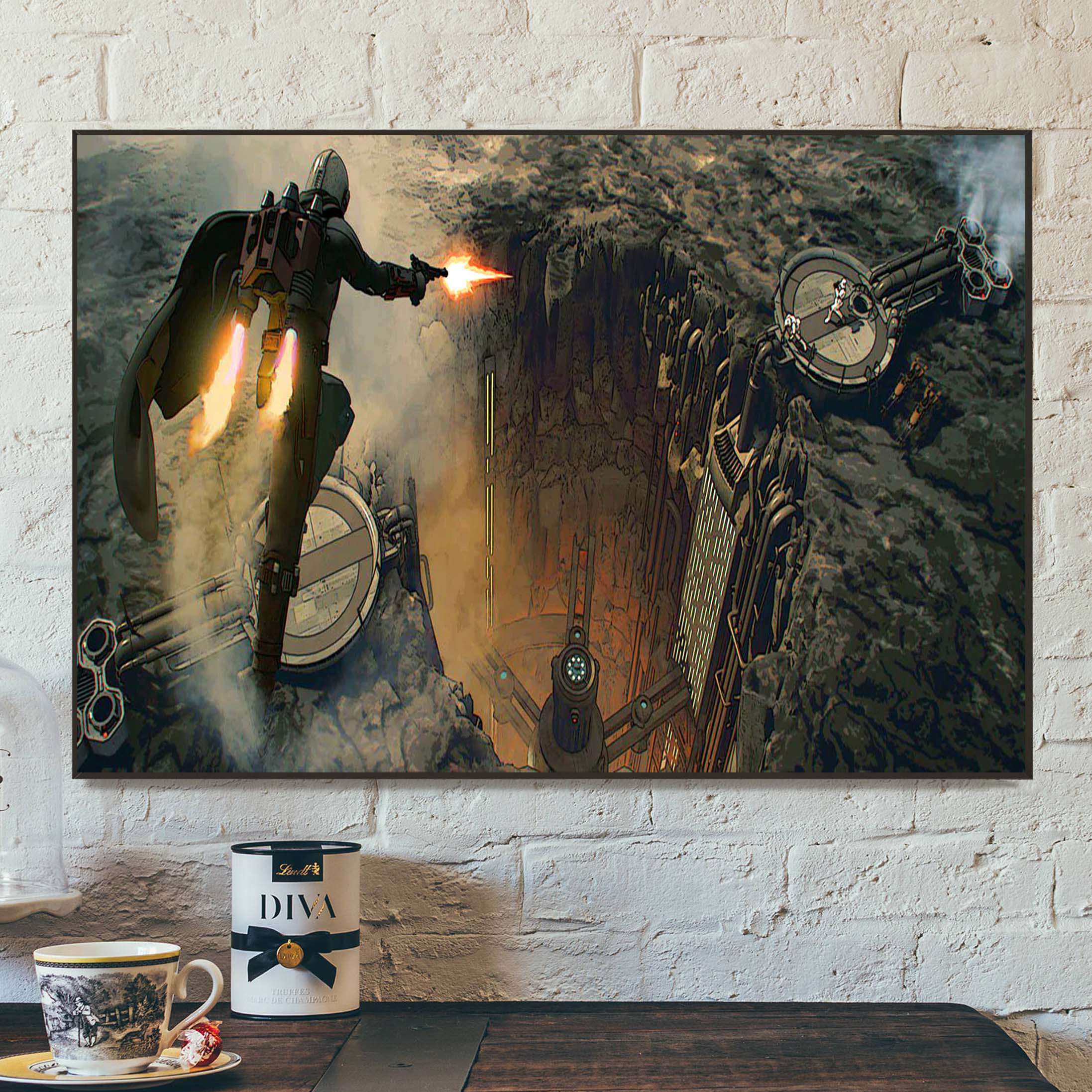 Marvel Studios Star Wars The Mandalorian Chapter 12 Home Decor Poster Canvas Marvel Studios Star Wars The Mandalorian Chapter 12 Home Decor Poster Canvas