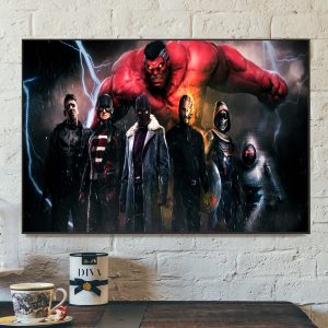 Marvel Studios Thunderbolts Official Movie Home Decor Poster Canvas