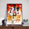 Maryland Champs 2022 NCAA Men Lacrosse National Champions Home Decor Poster Canvas