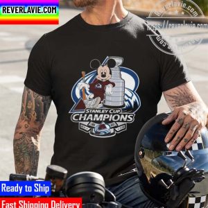 Mickey Mouse Colorado Avalanche Champions NHL 2022 Stanley Cup Champions Unisex T-Shirt