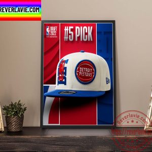 NBA 2022 NBA Draft Detroit Pistons Select Jaden Ivey The 5th Pick NBA Draft Wall Decor Poster Canvas
