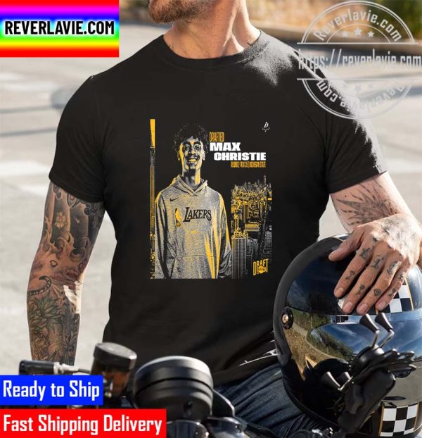 NBA 2022 NBA Draft Los Angeles Lakers Max Christie Drafted Round 2 Pick 35 Unisex T-Shirt